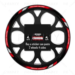 Reflective Motorcycle Wheel Strip Stickers Rim Scooter Hub Tape Decals 12"13"14"15"16"17"18" For Yamaha Kawasaki Triumph Benelli