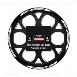 Reflective Motorcycle Wheel Strip Stickers Rim Scooter Hub Tape Decals 12"13"14"15"16"17"18" For Yamaha Kawasaki Triumph Benelli