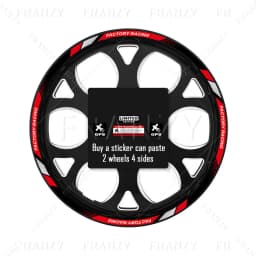 Reflective Motorcycle Wheel Strip Stickers Rim Scooter Hub Tape Decals 12"13"14"15"16"17"18" For Yamaha Kawasaki Triumph Benelli