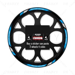 Reflective Motorcycle Wheel Strip Stickers Rim Scooter Hub Tape Decals 12"13"14"15"16"17"18" For Yamaha Kawasaki Triumph Benelli