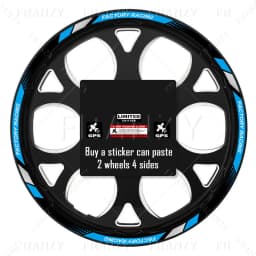 Reflective Motorcycle Wheel Strip Stickers Rim Scooter Hub Tape Decals 12"13"14"15"16"17"18" For Yamaha Kawasaki Triumph Benelli