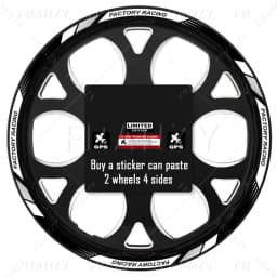 Reflective Motorcycle Wheel Strip Stickers Rim Scooter Hub Tape Decals 12"13"14"15"16"17"18" For Yamaha Kawasaki Triumph Benelli