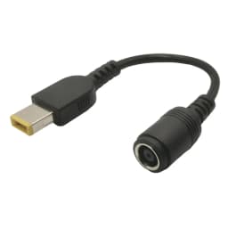 7.9*5.5mm Round Jack to Square Plug End Adapter Pigtail Charger Power Adapter Converter Cable For IBM for Lenovo Thinkpad