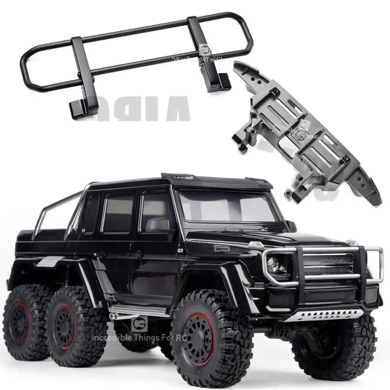 Grc Wilderness Metal Front Bumper/bumper Mount #casting For Traxxas Trx4 G500 Trx6 G63 Upgrade Accessories #g145as G145gss/gbs