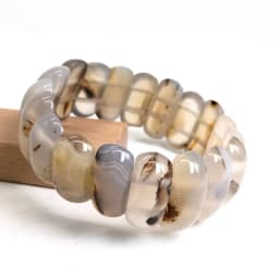 Agate Du Botswana Bracelet Reiki Healing Pink Quartz Aventurine Multicolore Rose Crystal Rectangle Bar Charms Bracelets 10*25mm