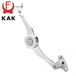 KAK Hydraulic Randomly Stop Hinges Kitchen Cabinet Door Adjustable Polish Hinge Furniture Lift Up Flap Stay Support Hardware
