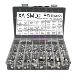400pcs/lot 1uF-1000uF 24 Values Assorted Kit Electrolytic Capacitor SMD Aluminum Electrolytic Capacitor
