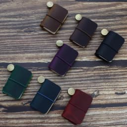 1pc Tiny Leather Notebook Pocketbook Sketchbook Mini Vintage Retro Cute Kawaii Portable Daily Planner Organizer Travel Supplies