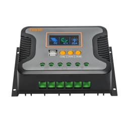PowMr PWM 80A 60A 30A Solar Charge Controller 12V 24V 36V 48V Lead-Acid Lithium Battery Charger Max PV 100V Dual Control Mode