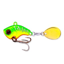 HENGJIA Rotating Metal VIB Vibration Bait 9g 13g 16g 22g Spinner Sinking Spoon Pin Crankbait Sequins Baits Fishing Tackle
