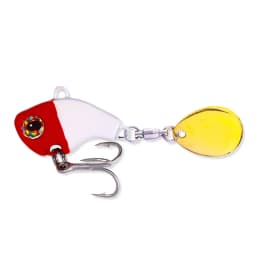 HENGJIA Rotating Metal VIB Vibration Bait 9g 13g 16g 22g Spinner Sinking Spoon Pin Crankbait Sequins Baits Fishing Tackle