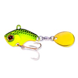 HENGJIA Rotating Metal VIB Vibration Bait 9g 13g 16g 22g Spinner Sinking Spoon Pin Crankbait Sequins Baits Fishing Tackle