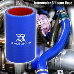 X Autohaux Universal Straight Silicone Reducer Hose Coupler Intercooler Turbo Straight Tube Piping 89mm ID Auto Car Accessary