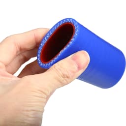 X Autohaux Universal Straight Silicone Reducer Hose Coupler Intercooler Turbo Straight Tube Piping 89mm ID Auto Car Accessary