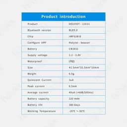 Holyiot Bluetooth Beacon NRF52810 BLE 5.0 Module Indoor Locations Long Range Programable Module for IBeacon
