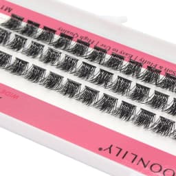 Wholesale 3D Fluffy Single Cluster False Lashes Premade DIY Eyelash Bundle Soft Ribbon Eyelash Bundle Eyelash Makeup Tool
