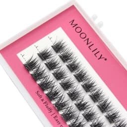 Wholesale 3D Fluffy Single Cluster False Lashes Premade DIY Eyelash Bundle Soft Ribbon Eyelash Bundle Eyelash Makeup Tool