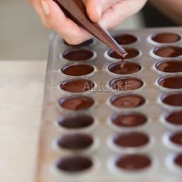 3D Polycarbonate Chocolate Molds Sphere Diamond Chocolate Bonbons Candy Bar Professional Confectionery Baking Pastry Tools