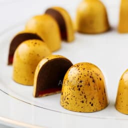 3D Polycarbonate Chocolate Molds Sphere Diamond Chocolate Bonbons Candy Bar Professional Confectionery Baking Pastry Tools
