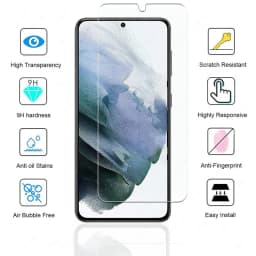3PCS Full Cover Tempered Glass On the For Samsung S21 5G S23 S22 Plus S20 FE Screen Protector On Samsung S21Plus S21FE Glass