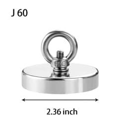 Search Magnetic Pot KNJ20- 90 Strong Neodymium Magnet 300KG Powerful Fishing Magnet Deep Sea Fishing Magnet with Ring Searcher