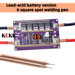 Portable 99 Gear 12V DIY Spot Welder Kit PCB Control Board 18650 Battery Spot Welding Machine