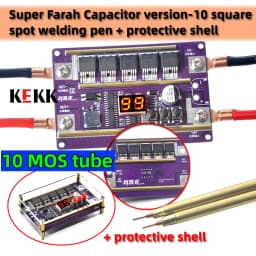 Portable 99 Gear 12V DIY Spot Welder Kit PCB Control Board 18650 Battery Spot Welding Machine