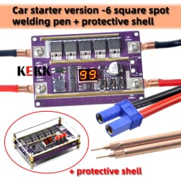 Portable 99 Gear 12V DIY Spot Welder Kit PCB Control Board 18650 Battery Spot Welding Machine