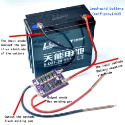 Portable 99 Gear 12V DIY Spot Welder Kit PCB Control Board 18650 Battery Spot Welding Machine
