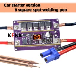 Portable 99 Gear 12V DIY Spot Welder Kit PCB Control Board 18650 Battery Spot Welding Machine