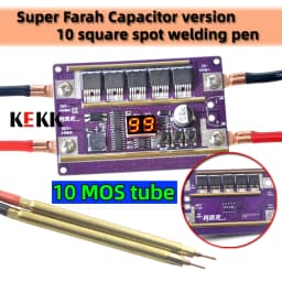 Portable 99 Gear 12V DIY Spot Welder Kit PCB Control Board 18650 Battery Spot Welding Machine