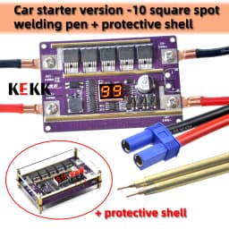 Portable 99 Gear 12V DIY Spot Welder Kit PCB Control Board 18650 Battery Spot Welding Machine