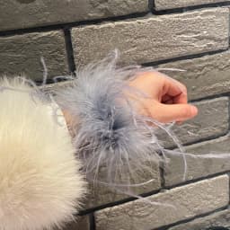 Real Ostrich Feather Cuffs women Wrist Sleeve fur cuff Luxury Furry Feather feather cuff snap bracelet Lady Feather Anklets