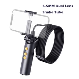 Dual Lens Camera WIFI Endoscope HD1080P 5.5MM 8MM Mini Inspection Borescope LEDs IP68 Waterproof Sanke for Android Phones Iphone