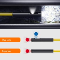 Dual Lens Camera WIFI Endoscope HD1080P 5.5MM 8MM Mini Inspection Borescope LEDs IP68 Waterproof Sanke for Android Phones Iphone