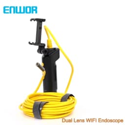 Dual Lens Camera WIFI Endoscope HD1080P 5.5MM 8MM Mini Inspection Borescope LEDs IP68 Waterproof Sanke for Android Phones Iphone