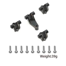 Brass Black Counterweight Portal Axle C-Hub For 1/10 TRX4 TRX6 RC Crawler Car Upgrade Parts