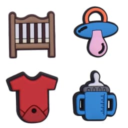 Newborn Shoe Charms for Crocs Accessories Women Clogs Pins Men Badges Kids Jeans Boy Girls Decorations Buckle Shoes Accessories