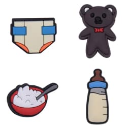 Newborn Shoe Charms for Crocs Accessories Women Clogs Pins Men Badges Kids Jeans Boy Girls Decorations Buckle Shoes Accessories