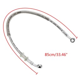 39cm-150cm Motorcycle Brake Oil Hose Brake Line Universal Motorbike Stainless Steel Braided Pipeline Latiguillo Freno Moto