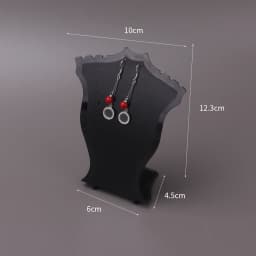 Acrylic Mini Necklace Display Mannequin Pendant Model Jewelry Holder Necklace Showing Stand Rack Earring Showcase