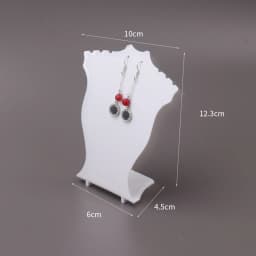 Acrylic Mini Necklace Display Mannequin Pendant Model Jewelry Holder Necklace Showing Stand Rack Earring Showcase