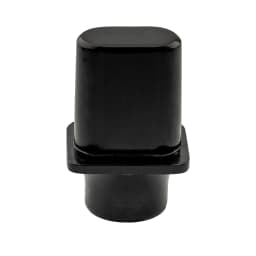 Musiclily Pro Inch Size Top Hat Guitar Switch Tips 3-Way Pickup Selector Switch Knobs for USA Fender Tele Style,Black (Set of 2)