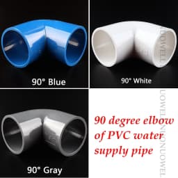 5pcs/lot 20 25 32mm PVC 90 Degree Elbow Connector Aquarium Fish Tank DIY Tools Garden Irrigation Water Pipe Connectors Adapter