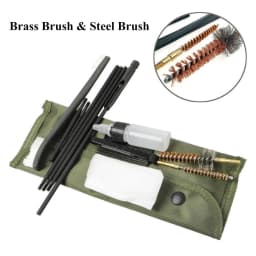 10pcs AR-15 / M16 Gun Cleaning Kit .22 22LR .223 556 Rifle Gun Brushes Set 20 - 25 Caliber Cleaning Kit Gun Accessories