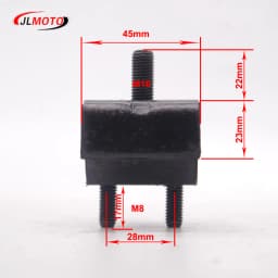 71X45X34mm Engine Motor Mount Fit For GY6 150cc 200cc Electric ATV Generator Scooter UTV Go Kart Buggy Quad Parts