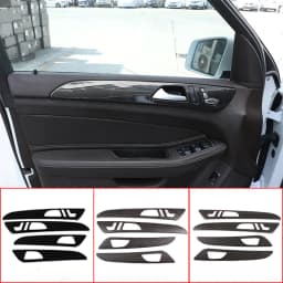 For Mercedes benz ML GLE GL Class GLS 320 400 Car Styling ABS Carbon Fiber Interior Door Decoration Panel Cover Trim Accessories