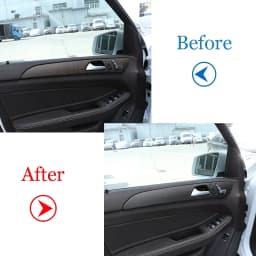 For Mercedes benz ML GLE GL Class GLS 320 400 Car Styling ABS Carbon Fiber Interior Door Decoration Panel Cover Trim Accessories