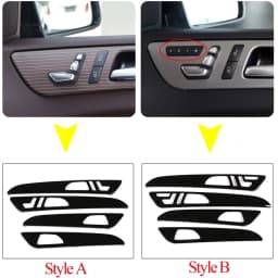 For Mercedes benz ML GLE GL Class GLS 320 400 Car Styling ABS Carbon Fiber Interior Door Decoration Panel Cover Trim Accessories