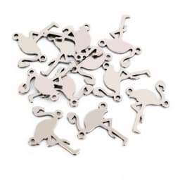 20pcs No Fade 316 Stainless Steel Double Loops Star Tree Heart Cute Charms Pendant DIY Jewelry Findings for Necklace Bracelet